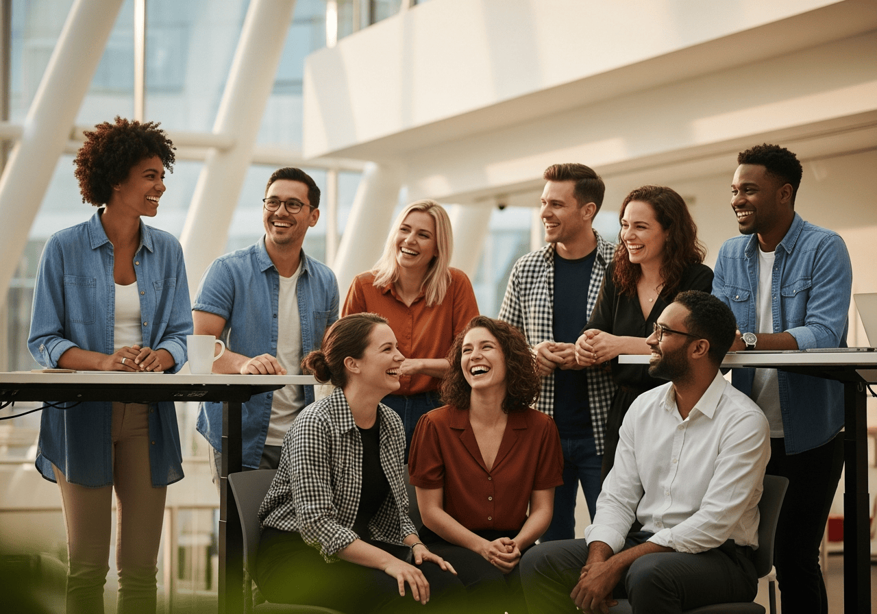 Team working together