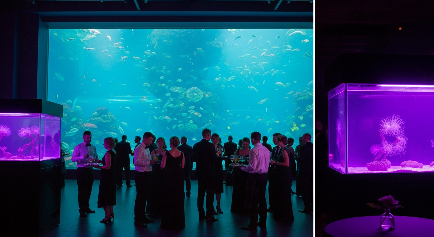 A aquarium event where CRM data drives the operation