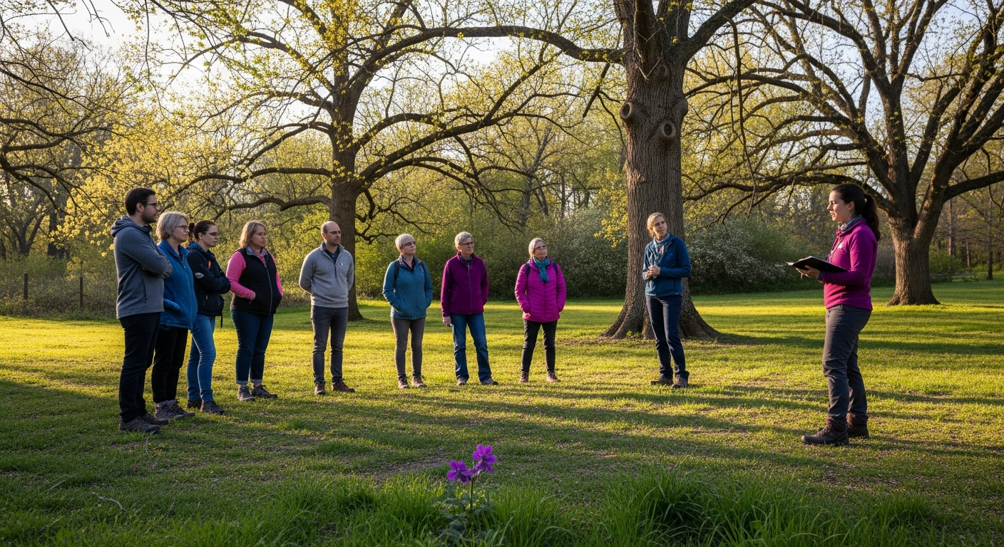 A arboretum event where CRM data drives the operation