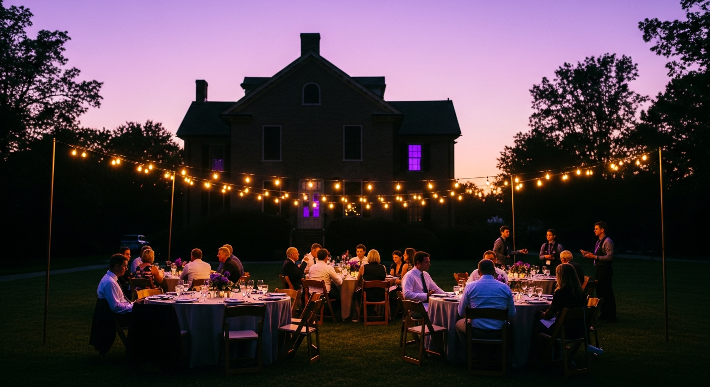 A historic house event where CRM data drives the operation