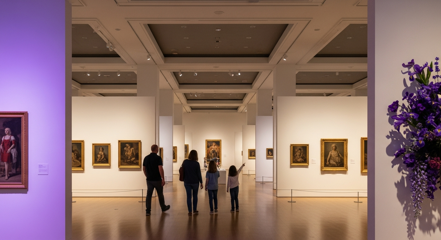 CRM for Museums: editorial illustration